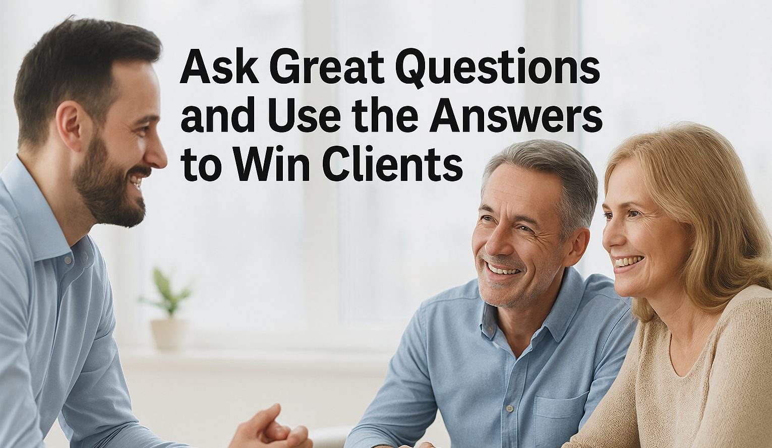 professional meeting in bright office